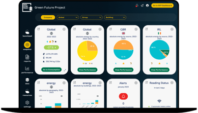 Energy and Carbon software mockup