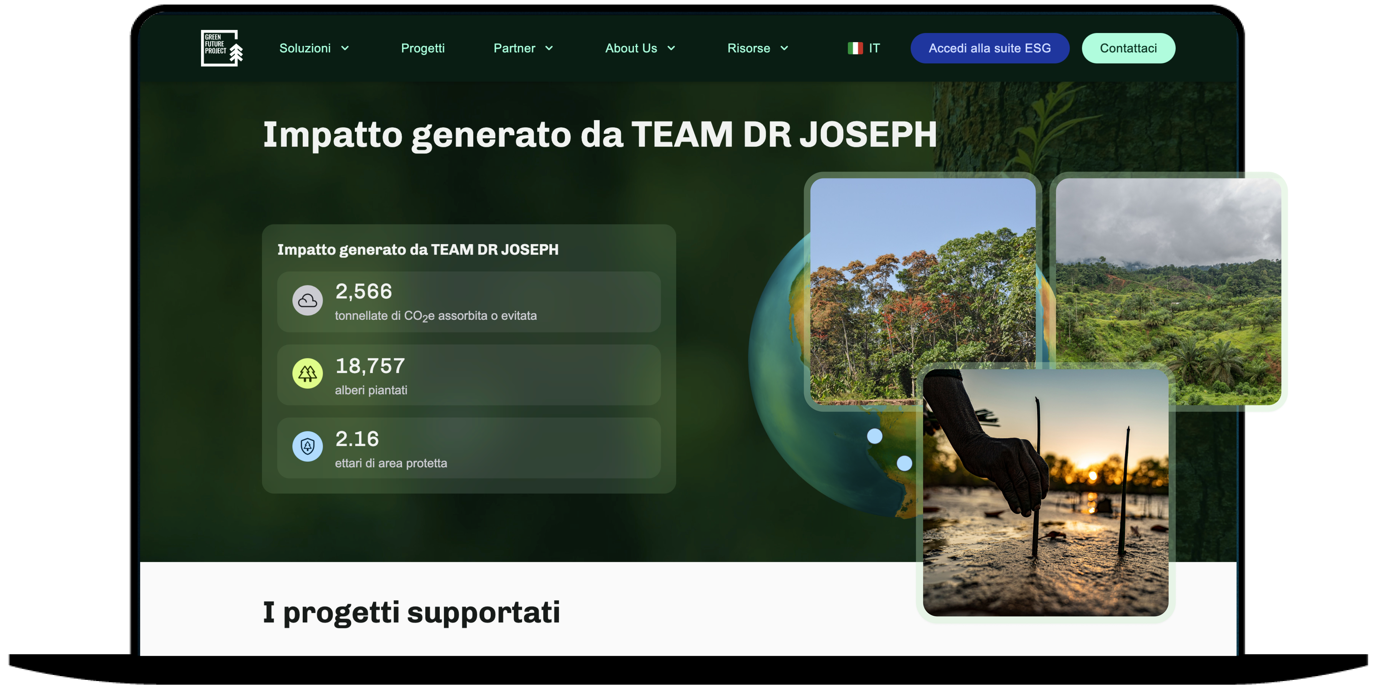 Progetti ambientali supportati da TEAM DR JOSEPH