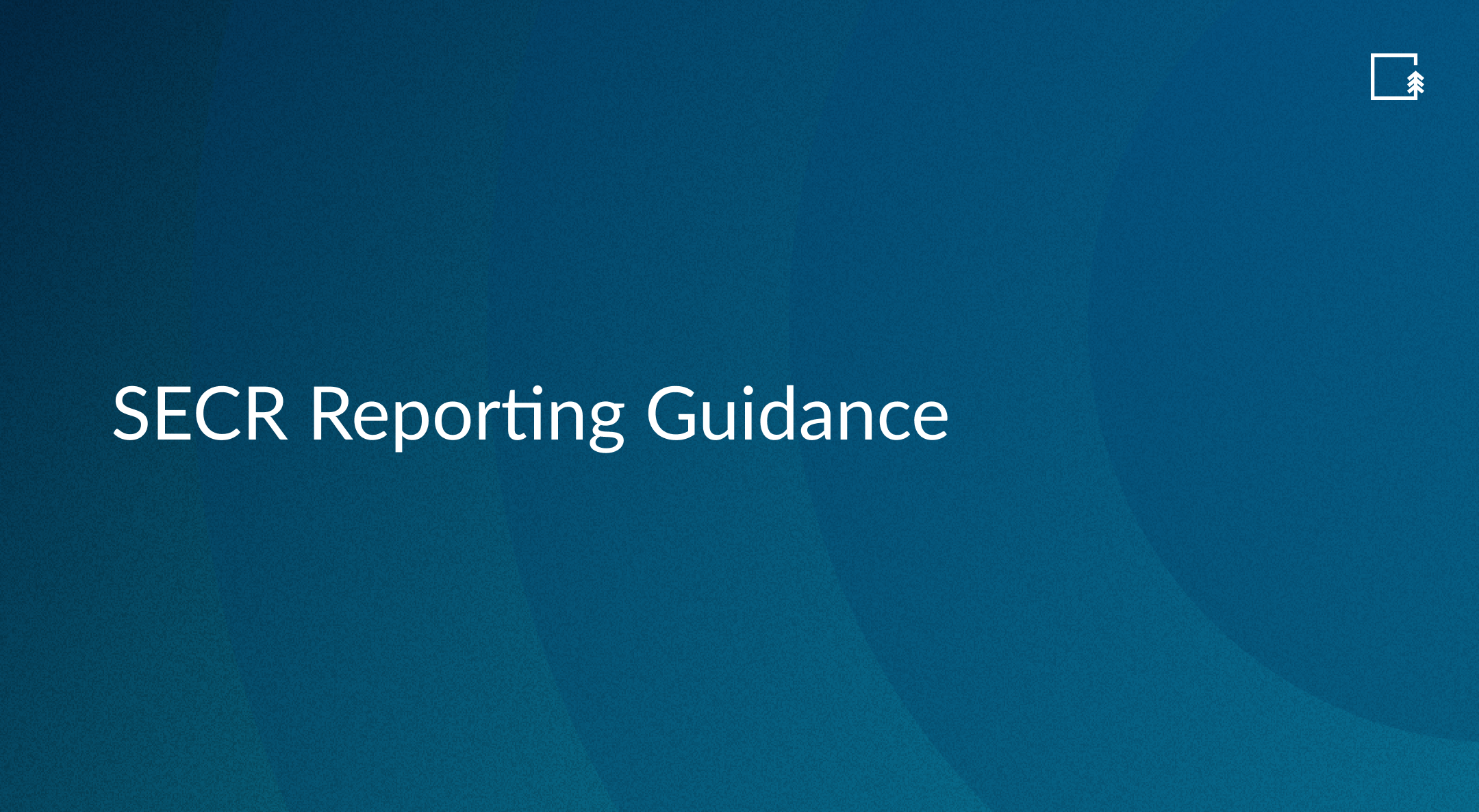 SECR Reporting Guidance​ - Banner Blog - Green Future Project